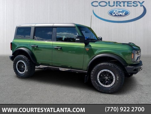 2022 Ford Bronco Badlands in Conyers, GA - Courtesy Ford Conyers
