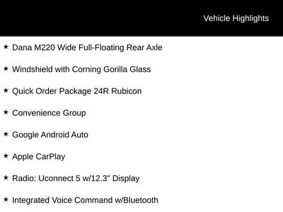 2024 Jeep Wrangler Rubicon 4WD