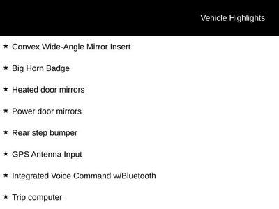2022 RAM 1500 Big Horn/Lone Star 4WD