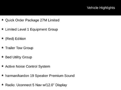 2022 RAM 1500 Limited 4WD Red Edition