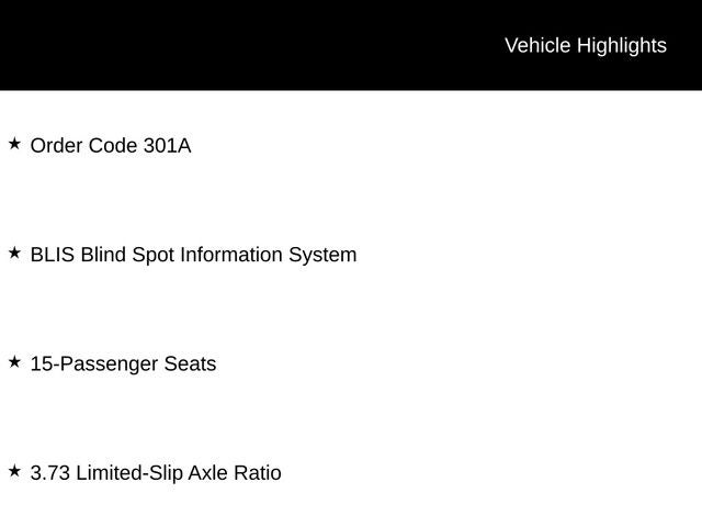 2025 Ford Transit-350 XL 15-Passenger