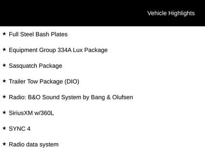 2025 Ford Bronco Badlands 4WD Sasquatch