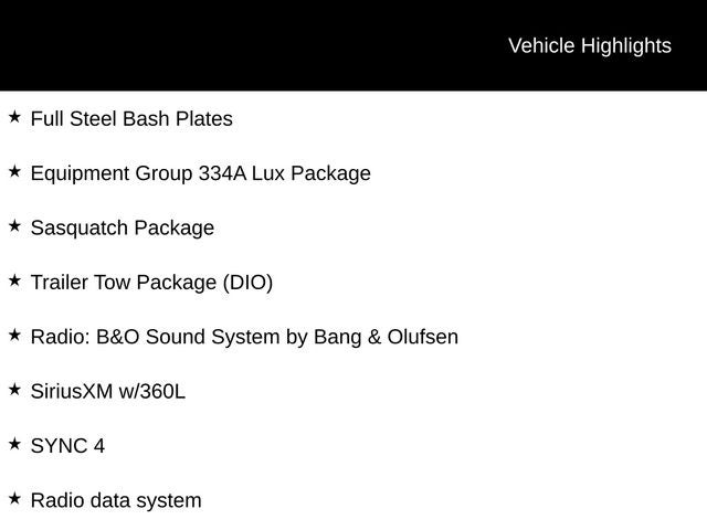 2025 Ford Bronco Badlands 4WD Sasquatch