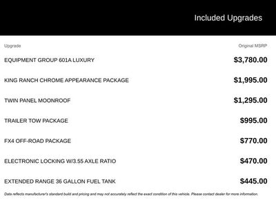 2018 Ford F-150 King Ranch 4WD FX4