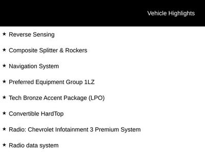 2025 Chevrolet Corvette Z06 Convertible 1LZ Tech Bronze