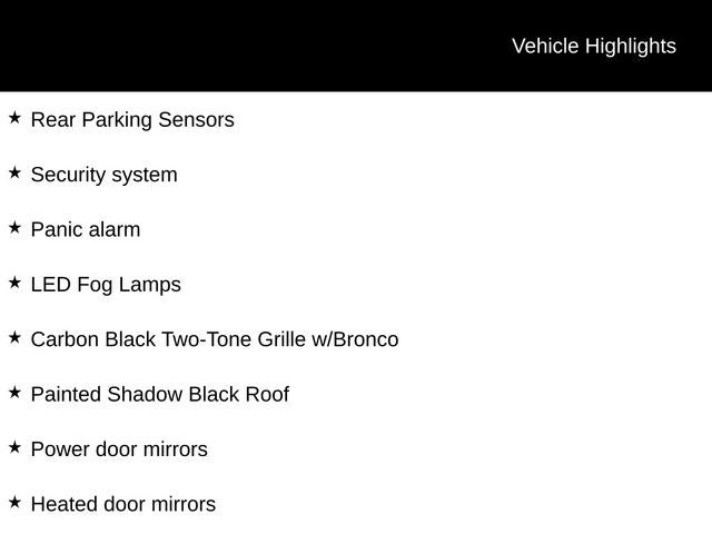 2024 Ford Bronco Sport Big Bend 4WD