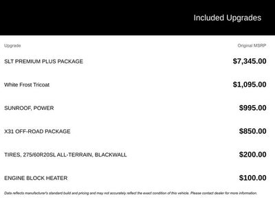 2021 GMC Sierra 1500 SLT 4WD X31