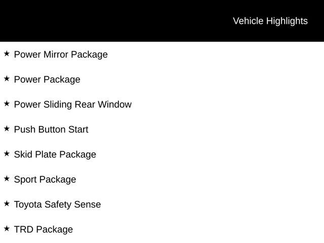 2019 Toyota Tacoma TRD Sport 4WD