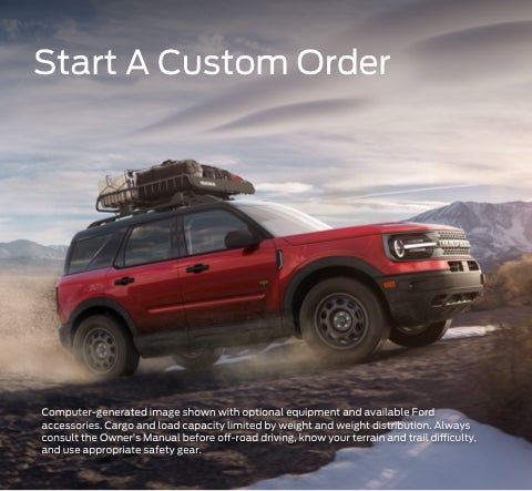 Start a custom order | Courtesy Ford Conyers in Conyers GA
