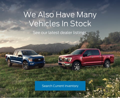 Ford vehicles in stock | Courtesy Ford Conyers in Conyers GA