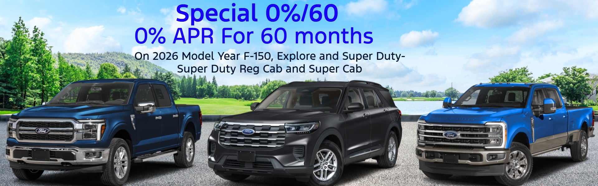 0% for 60% On Select Trucks